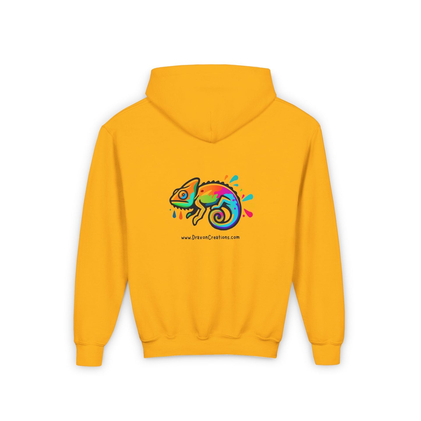 Youth Heavy Blend Hooded Sweatshirt (DC Logo 1)