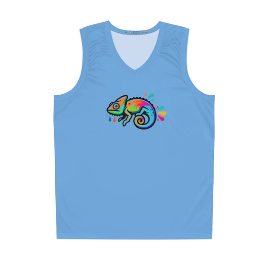 Light Blue Basketball Jersey (AOP)