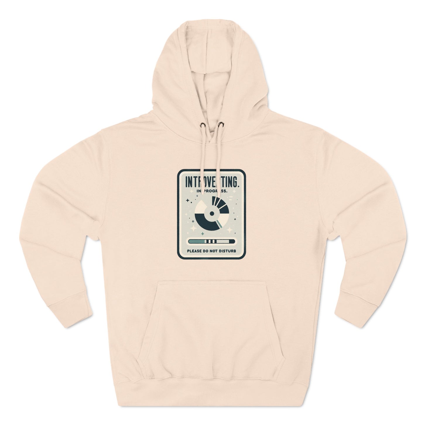 Three-Panel Fleece Hoodie (Introverting in Progress)