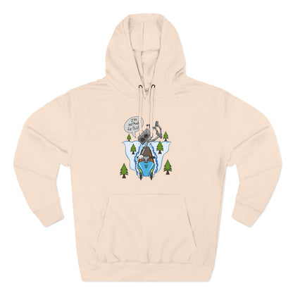 Three-Panel Fleece Hoodie (Not made for this - Snowmobiler)