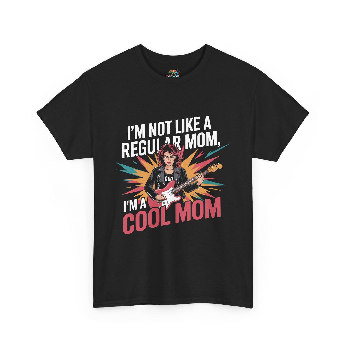 Unisex Heavy Cotton Tee (I'm Not a Regular Mom, I'm a Cool Mom)