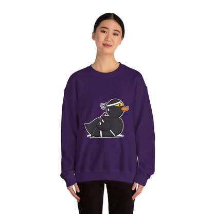 Unisex Heavy Blend™ Crewneck Sweatshirt (Ninja Duck)