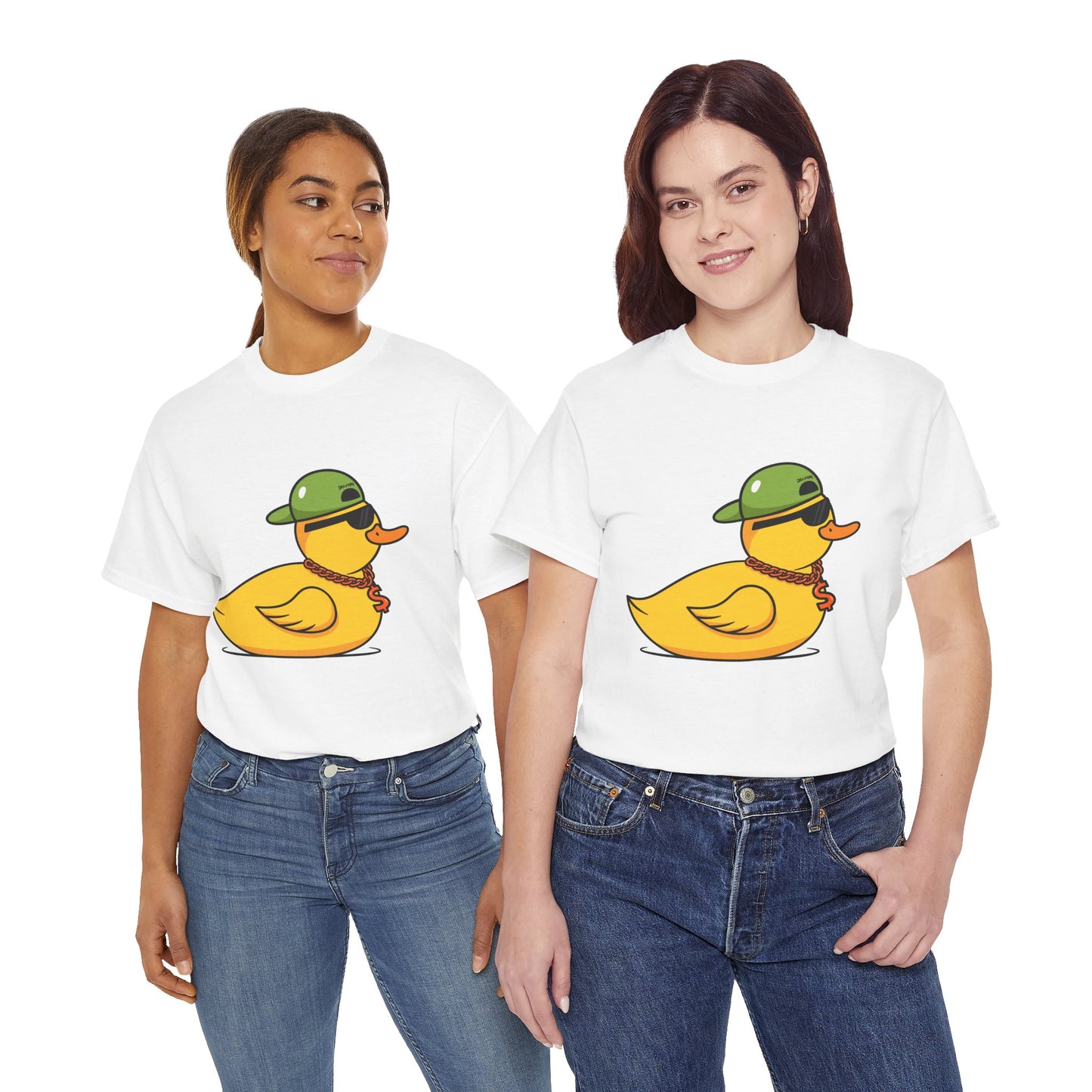 Unisex Heavy Cotton Tee (Gangster Duck)