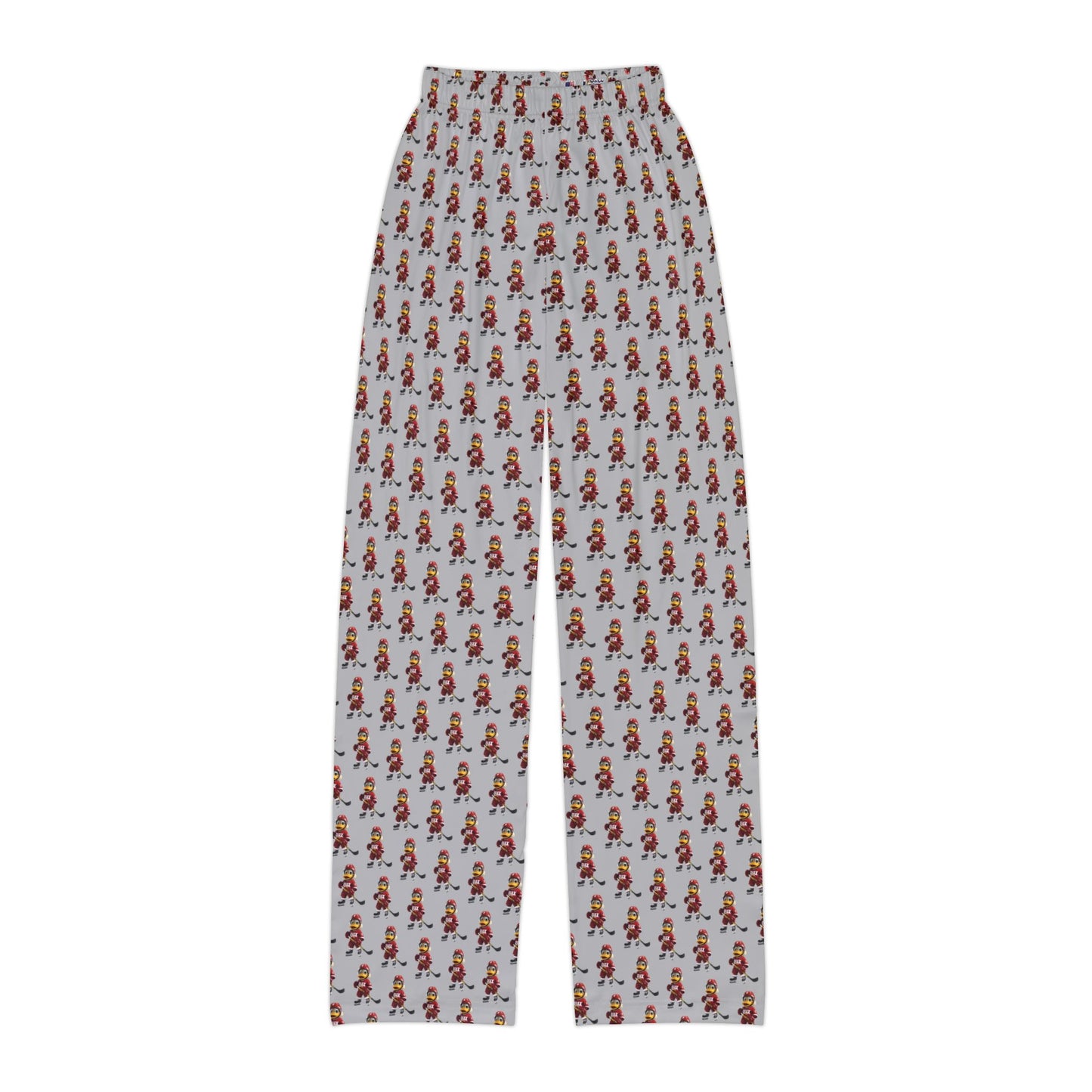 Kids Lounge Pants - AOP Light Grey (Hockey Quax)