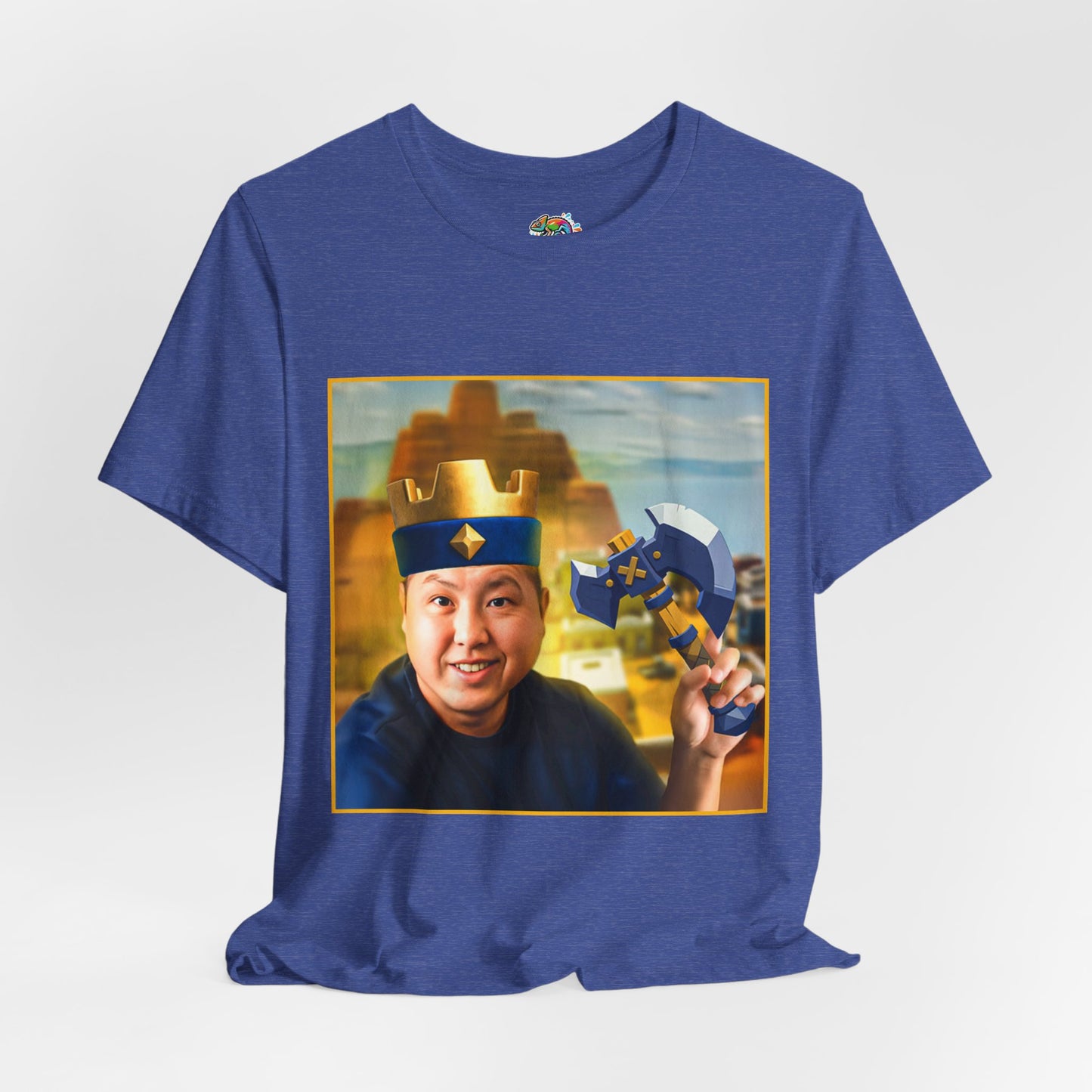 Retro Fun George Logo Tee - Casual Unisex Jersey Short Sleeve Shirt with Playful Design (CLASH)