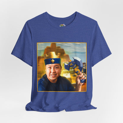 Retro Fun George Logo Tee - Casual Unisex Jersey Short Sleeve Shirt with Playful Design (CLASH)