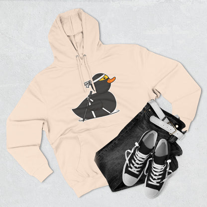 Three-Panel Fleece Hoodie (Ninja Duck)