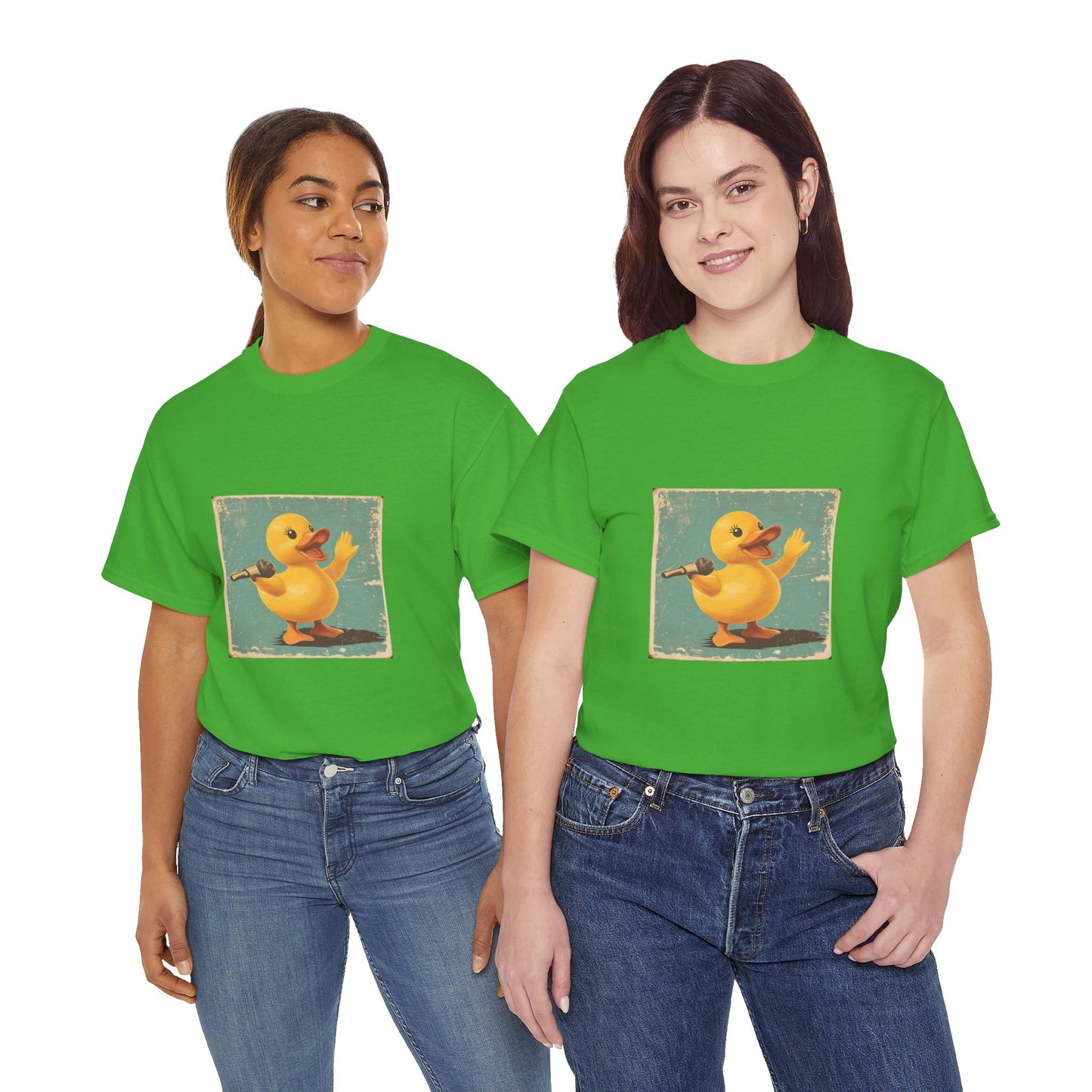 Unisex Heavy Cotton Tee (Karaoke Duck)