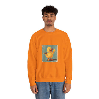 Unisex Heavy Blend™ Crewneck Sweatshirt (Karaoke Duck)