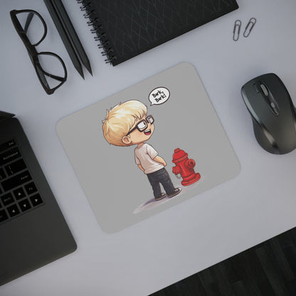 Desk Mouse Pad (Bark Bark)