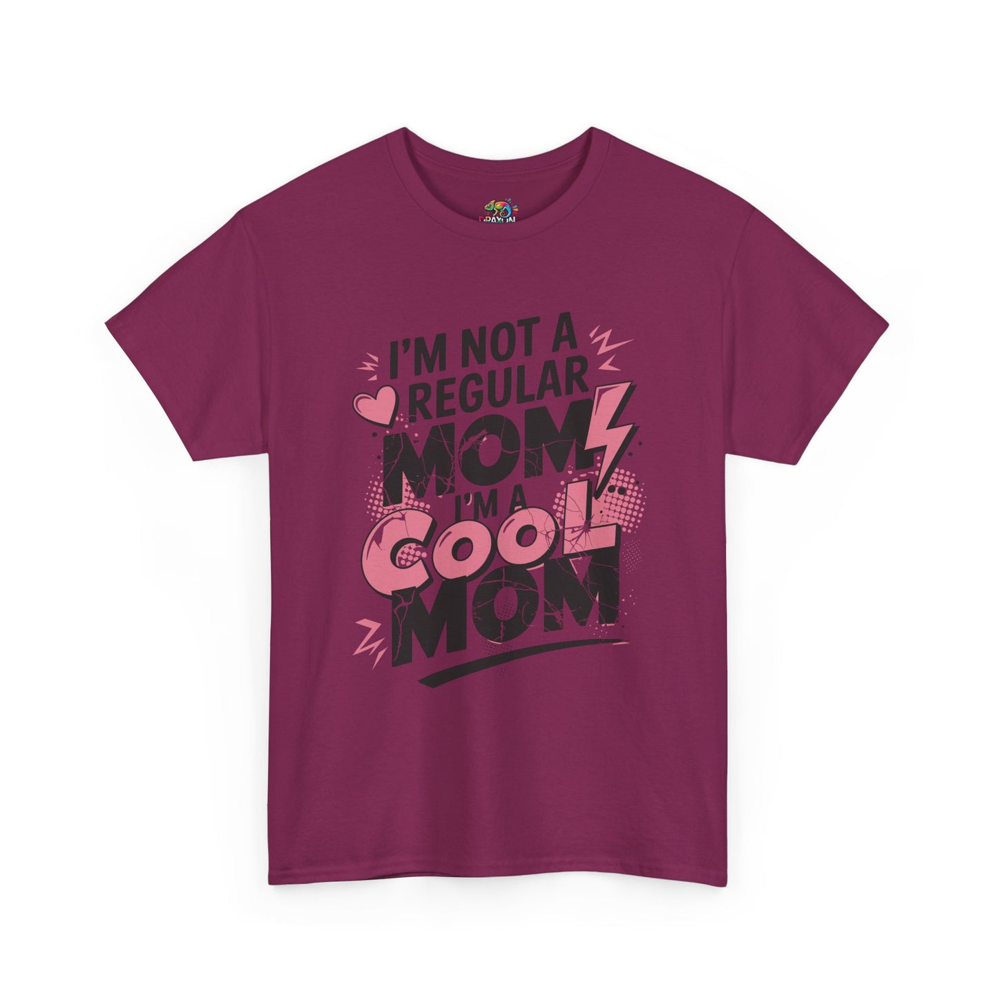Unisex Heavy Cotton Tee (I'm Not a Regular Mom, I'm a Cool Mom)