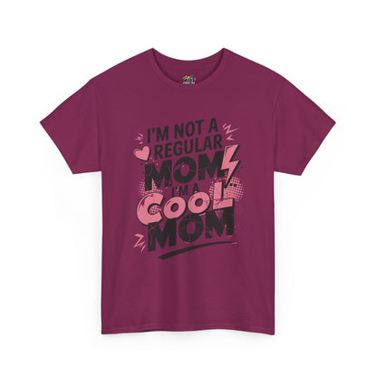Unisex Heavy Cotton Tee (I'm Not a Regular Mom, I'm a Cool Mom)
