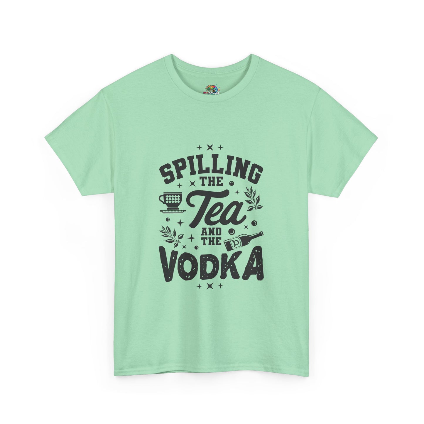 Unisex Heavy Cotton Tee (Spill Tea & Vodka)