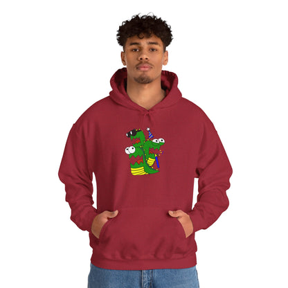 Unisex Heavy Blend™ Hooded Sweatshirt (Larry the Snake thing)