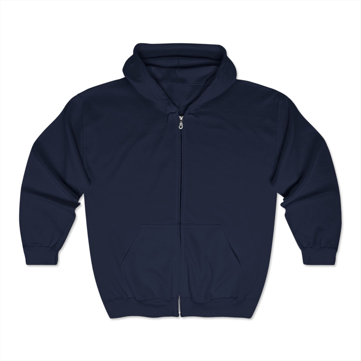 Unisex Heavy Blend™ Full Zip Hooded Sweatshirt (Mountain Snowboard)