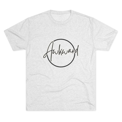 Unisex Tri-Blend Crew Tee (Awkward)