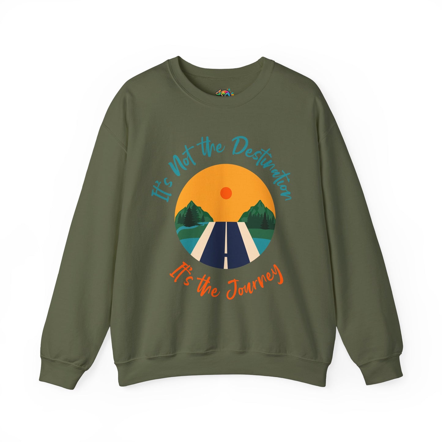 Unisex Heavy Blend™ Crewneck Sweatshirt (It's not Destination, It's Journey)