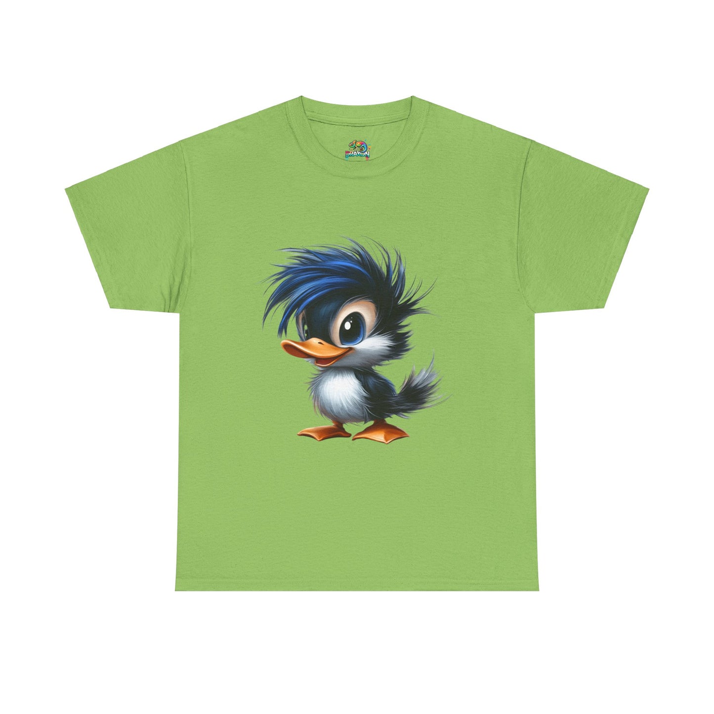 Unisex Heavy Cotton Tee (Blue Hair Duck)