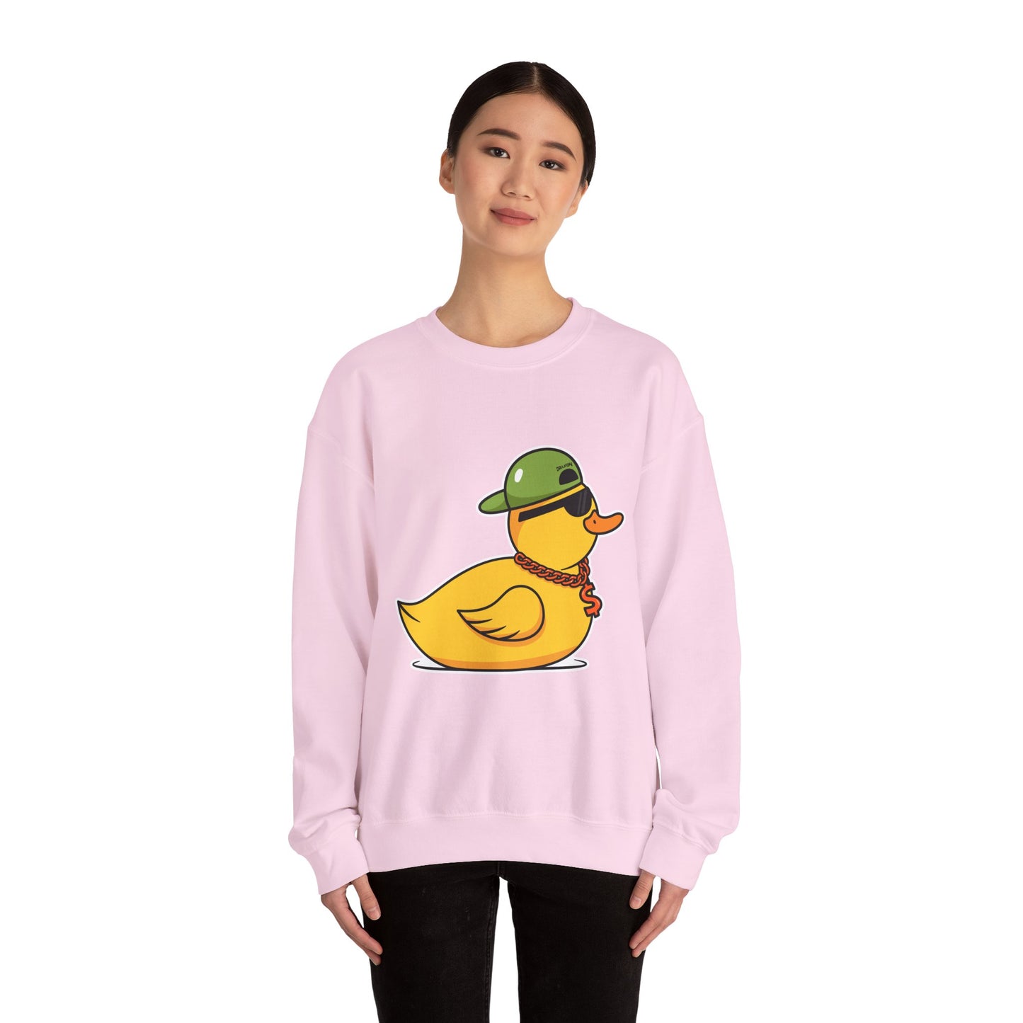 Unisex Heavy Blend™ Crewneck Sweatshirt (Gangster Duck)