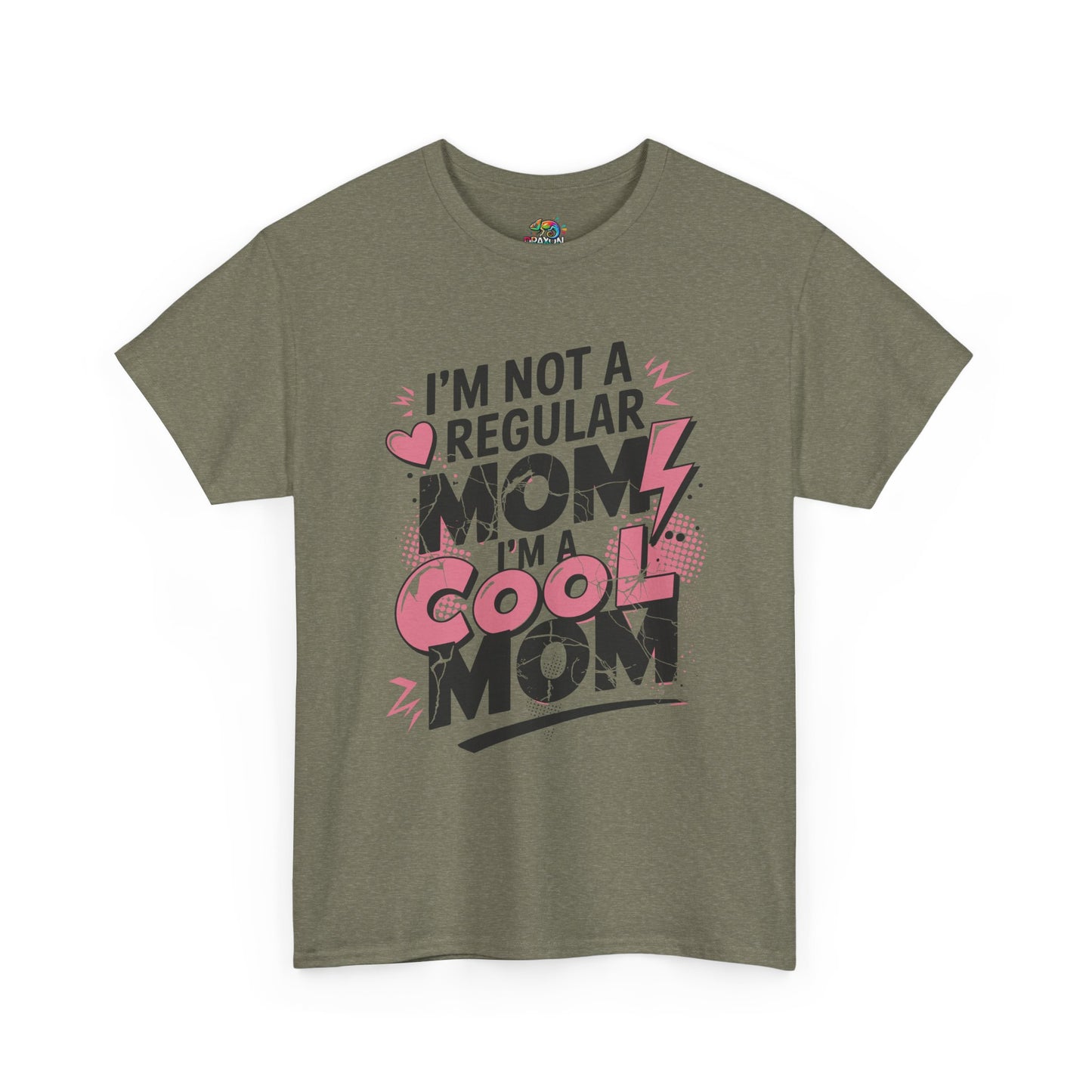 Unisex Heavy Cotton Tee (I'm Not a Regular Mom, I'm a Cool Mom)
