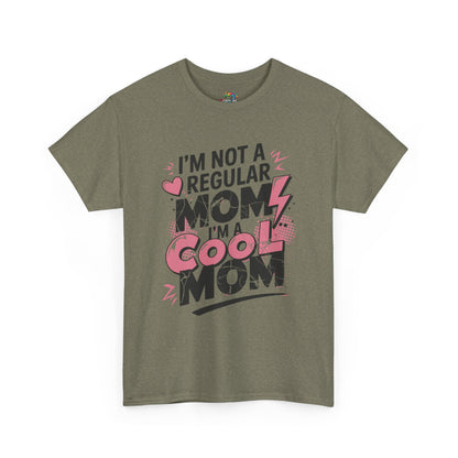 Unisex Heavy Cotton Tee (I'm Not a Regular Mom, I'm a Cool Mom)