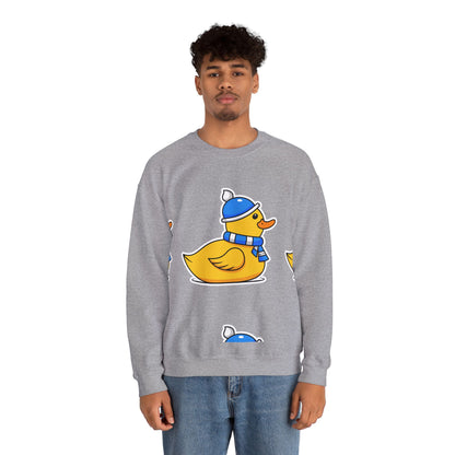 Unisex Heavy Blend™ Crewneck Sweatshirt (Chilly Duck)