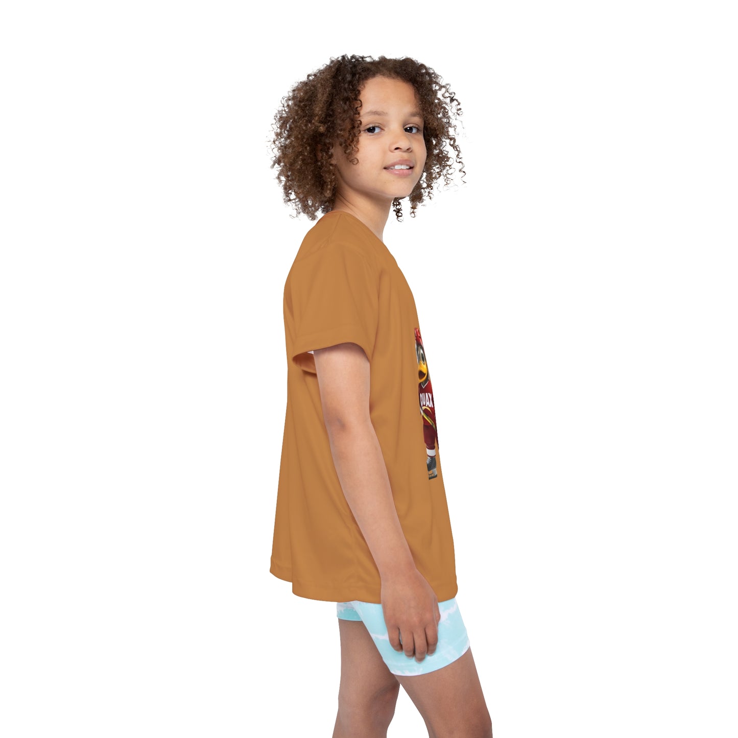 Kids Sports Jersey - Light Brown (Hockey Quax)