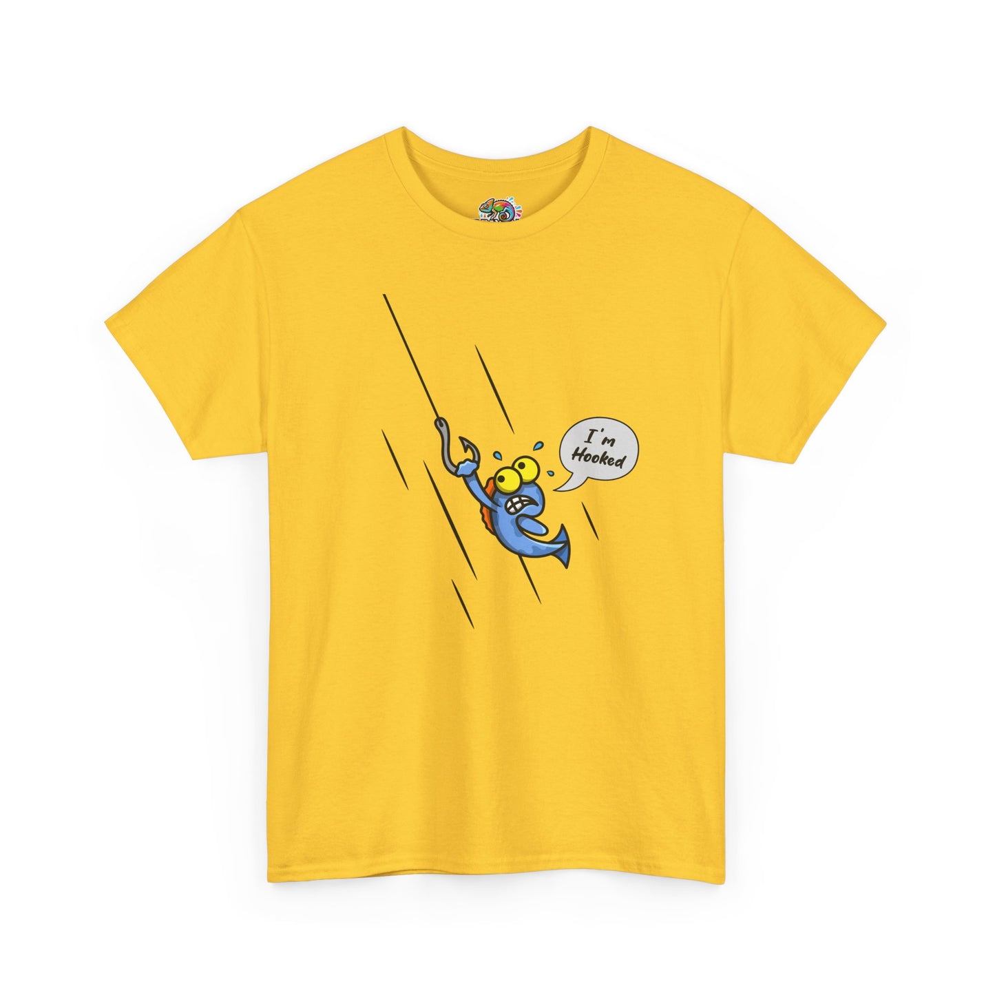 Unisex Heavy Cotton Tee (Fishing Hooked)