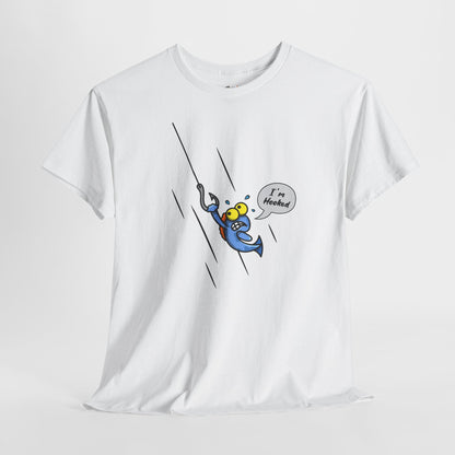 Unisex Heavy Cotton Tee (Fishing Hooked)