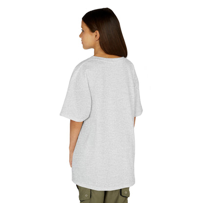 Kids Heavy Cotton T-Shirt (I'm not made for this - Snowmobiler)