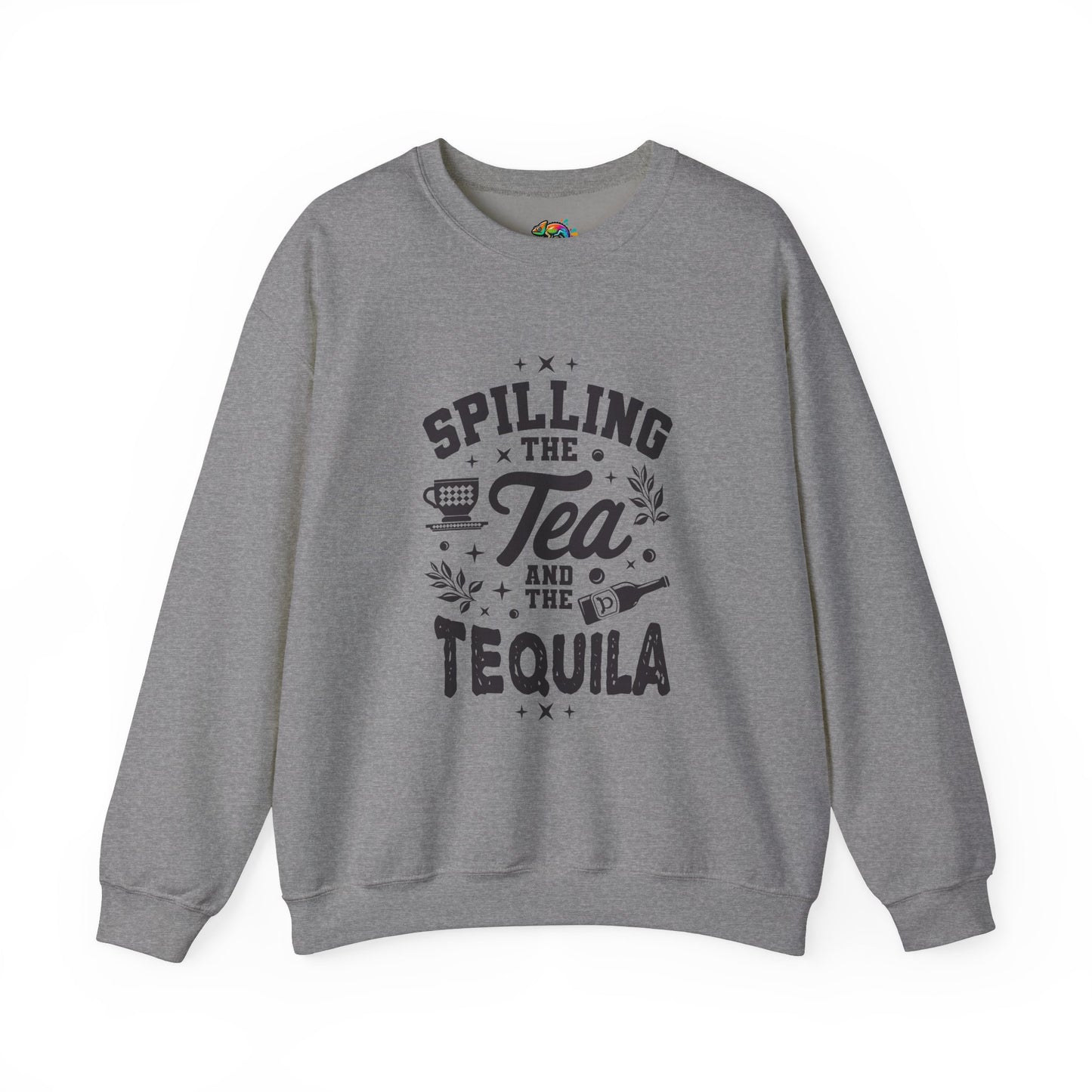 Unisex Heavy Blend™ Crewneck Sweatshirt (Spill Tea & Tequila)