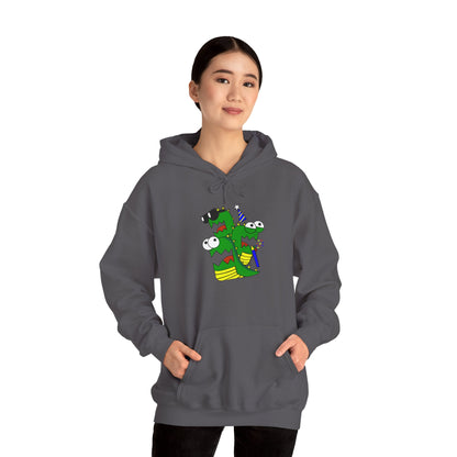 Unisex Heavy Blend™ Hooded Sweatshirt (Larry the Snake thing)