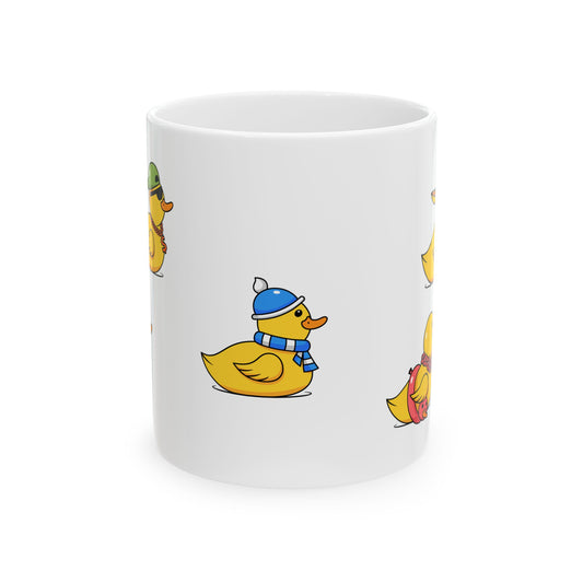 Cute Duck Illustration Coffee Cup - 11oz & 15oz (Different Ducks)