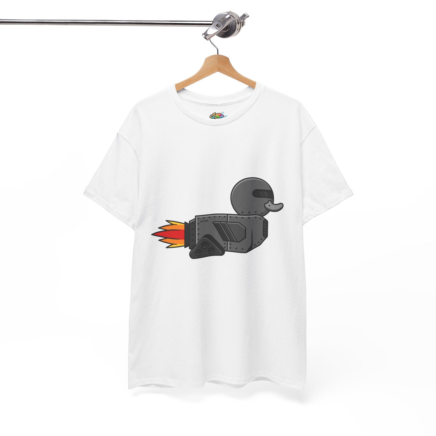 Unisex Heavy Cotton Tee (Robot Duck)