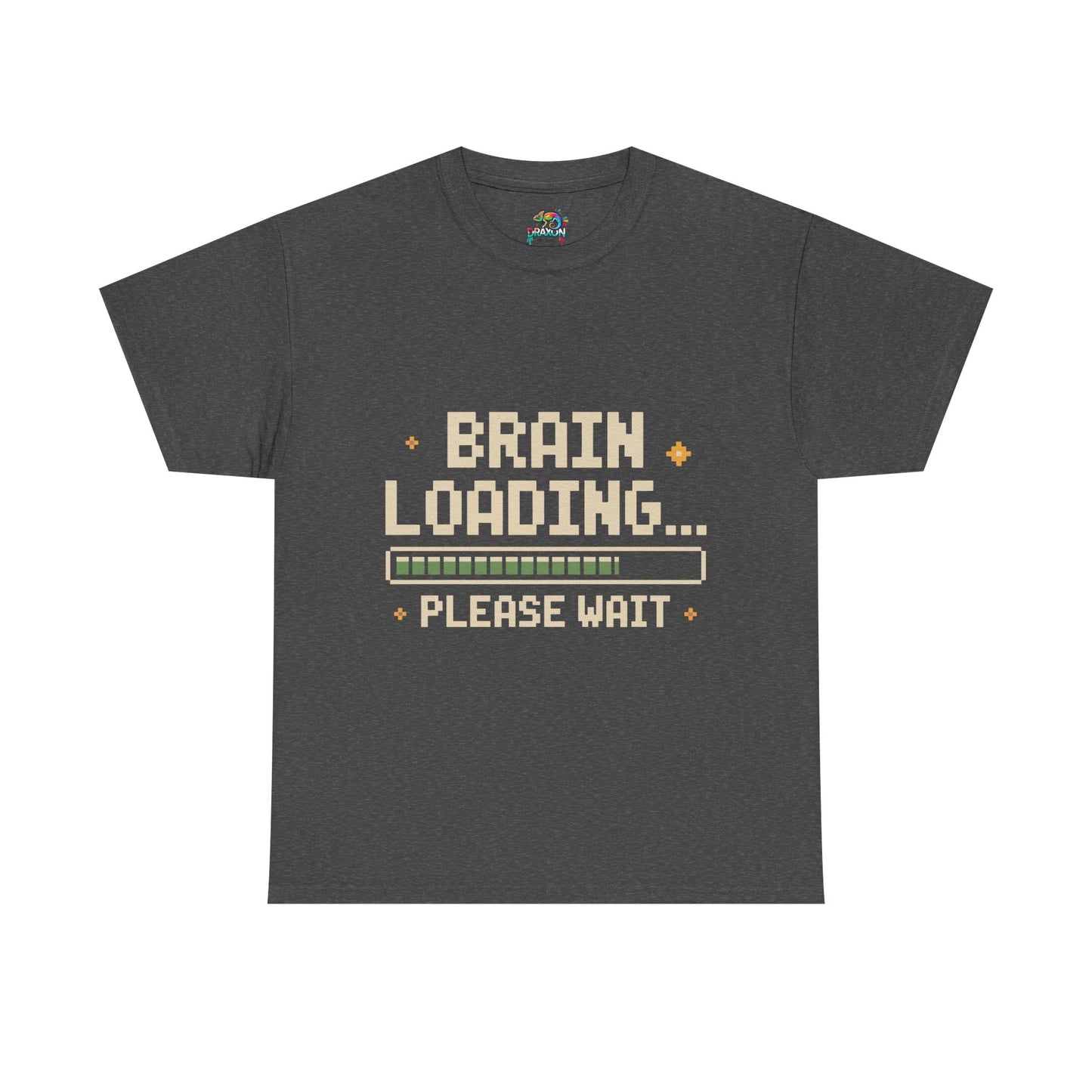 Unisex Heavy Cotton Tee (Brain Loading...Please Wait)