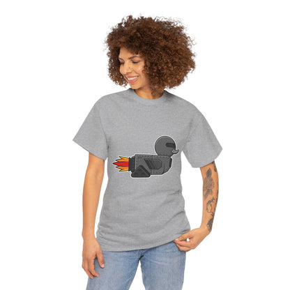 Unisex Heavy Cotton Tee (Robot Duck)