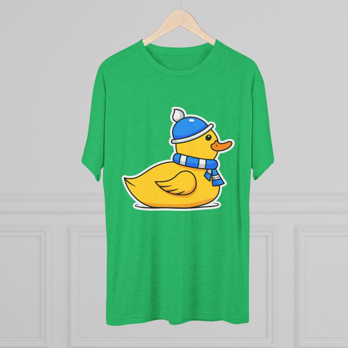 Unisex Tri-Blend Crew Tee (Chilly Duck)