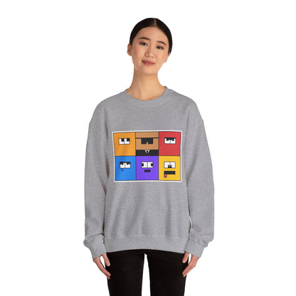 Unisex Heavy Blend™ Crewneck Sweatshirt (Emotion Blocks)