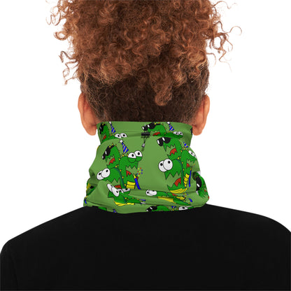 Winter Neck Gaiter With Drawstring (Larry the Snake thing)