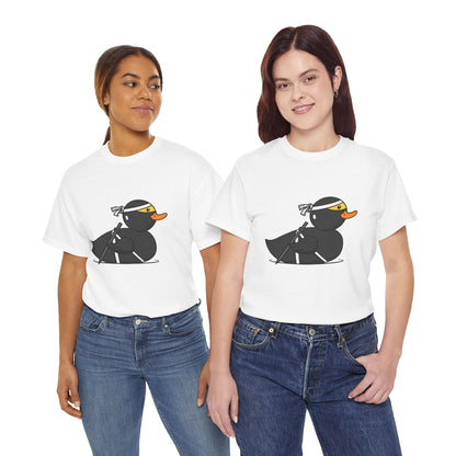 Unisex Heavy Cotton Tee (Ninja Duck)