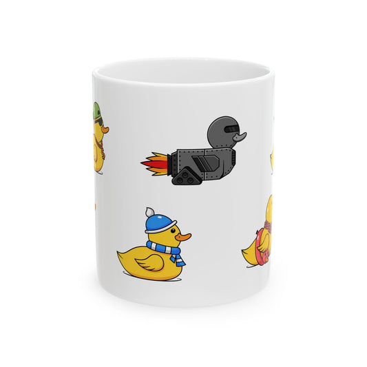 Cute Duck Illustration Coffee Cup - 11oz & 15oz (Different Ducks)