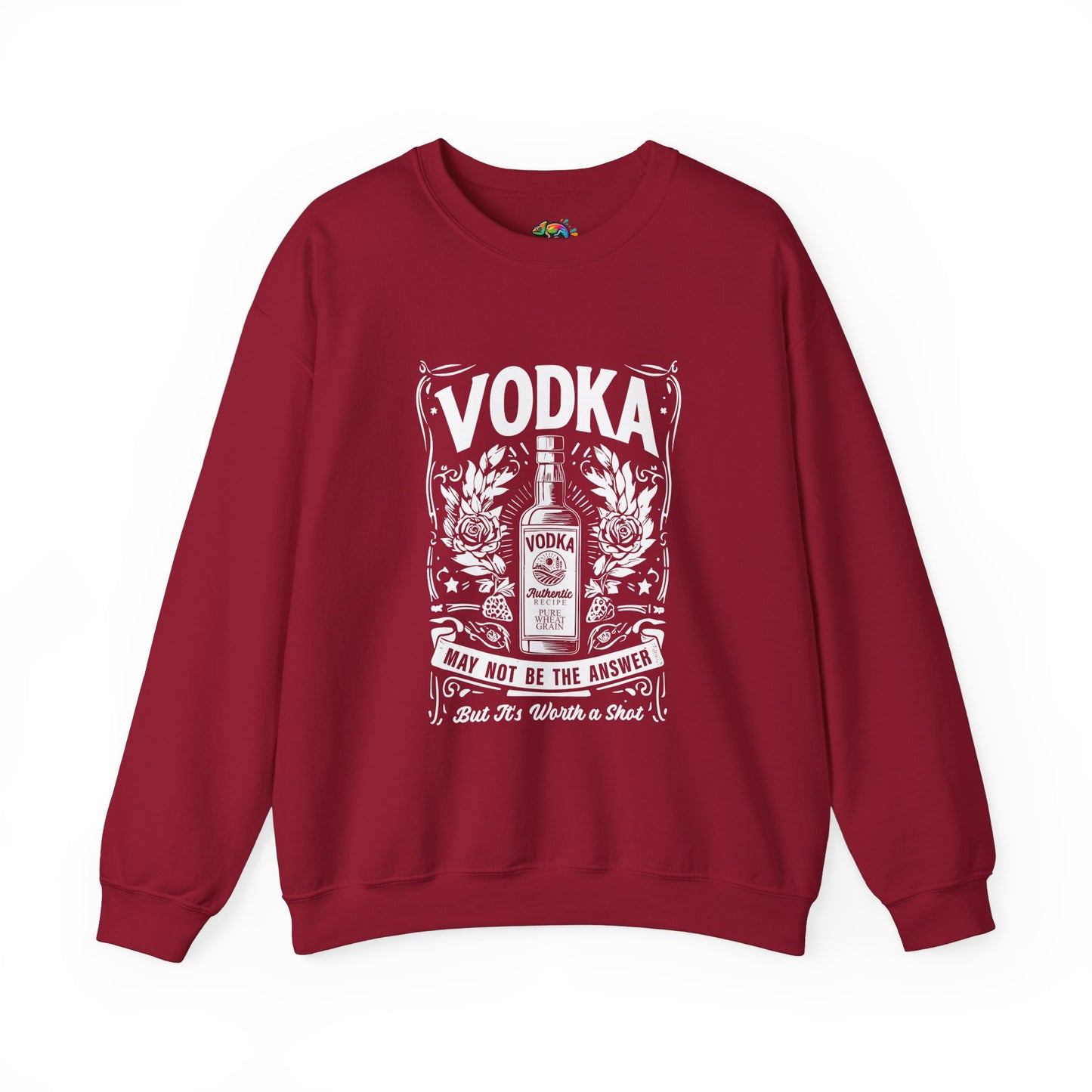 Unisex Heavy Blend™ Crewneck Sweatshirt (Vodka - Worth a Shot)