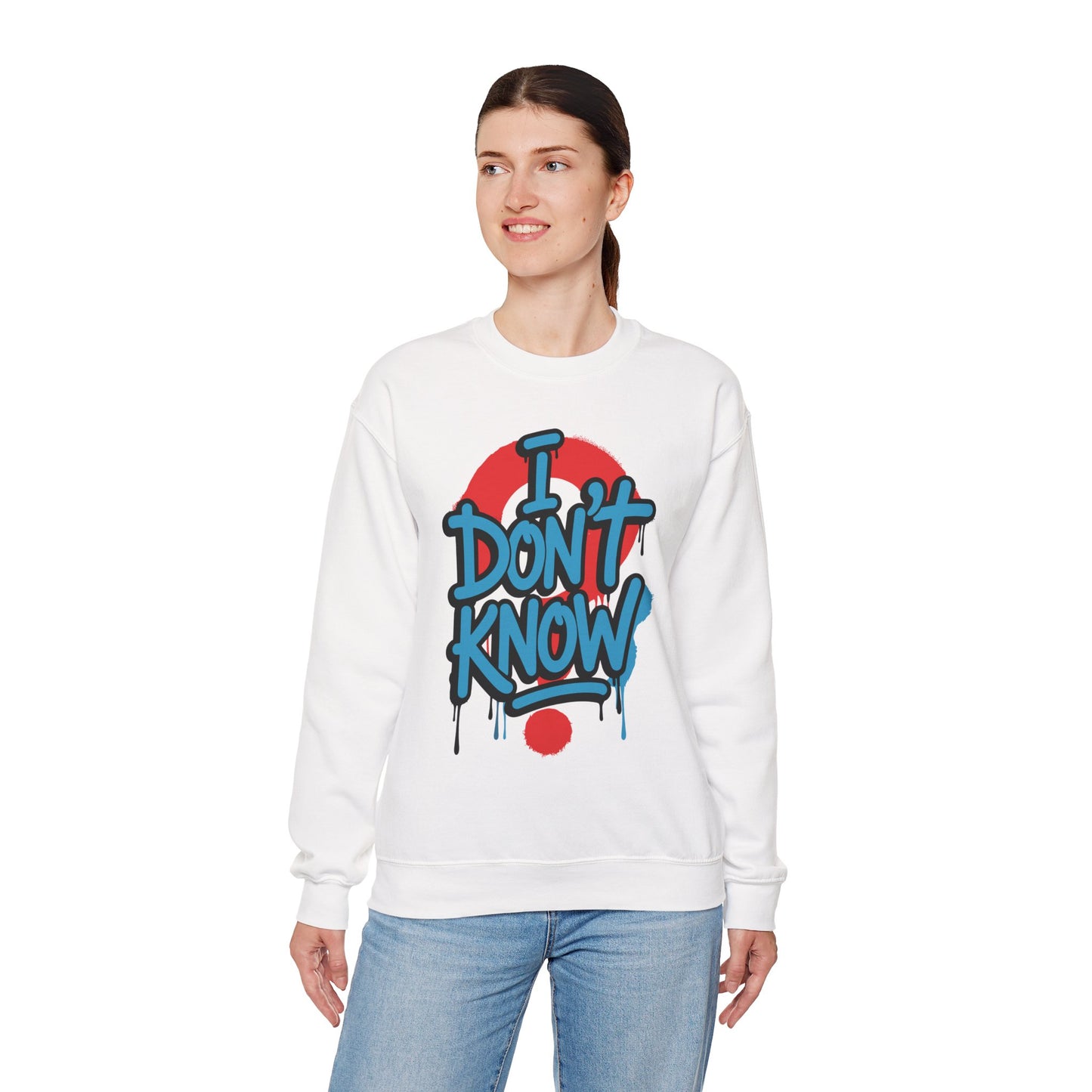 Unisex Heavy Blend Crewneck Sweatshirt (I don't know)