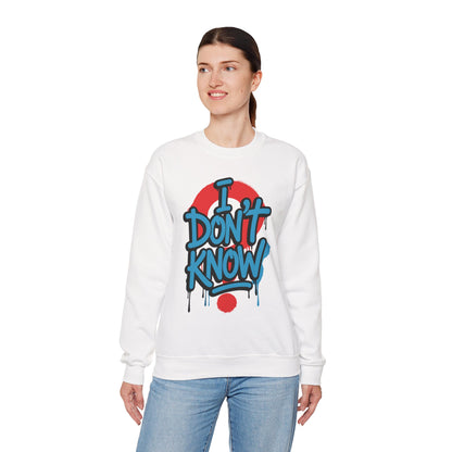 Unisex Heavy Blend Crewneck Sweatshirt (I don't know)
