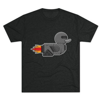 Unisex Tri-Blend Crew Tee (Robot Duck)