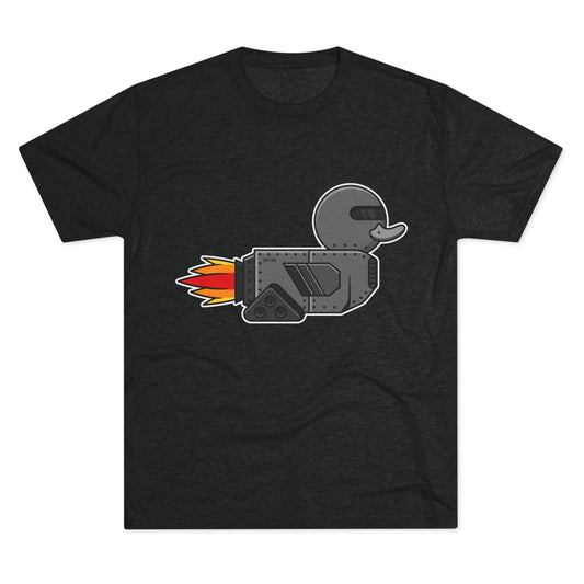 Unisex Tri-Blend Crew Tee (Robot Duck)