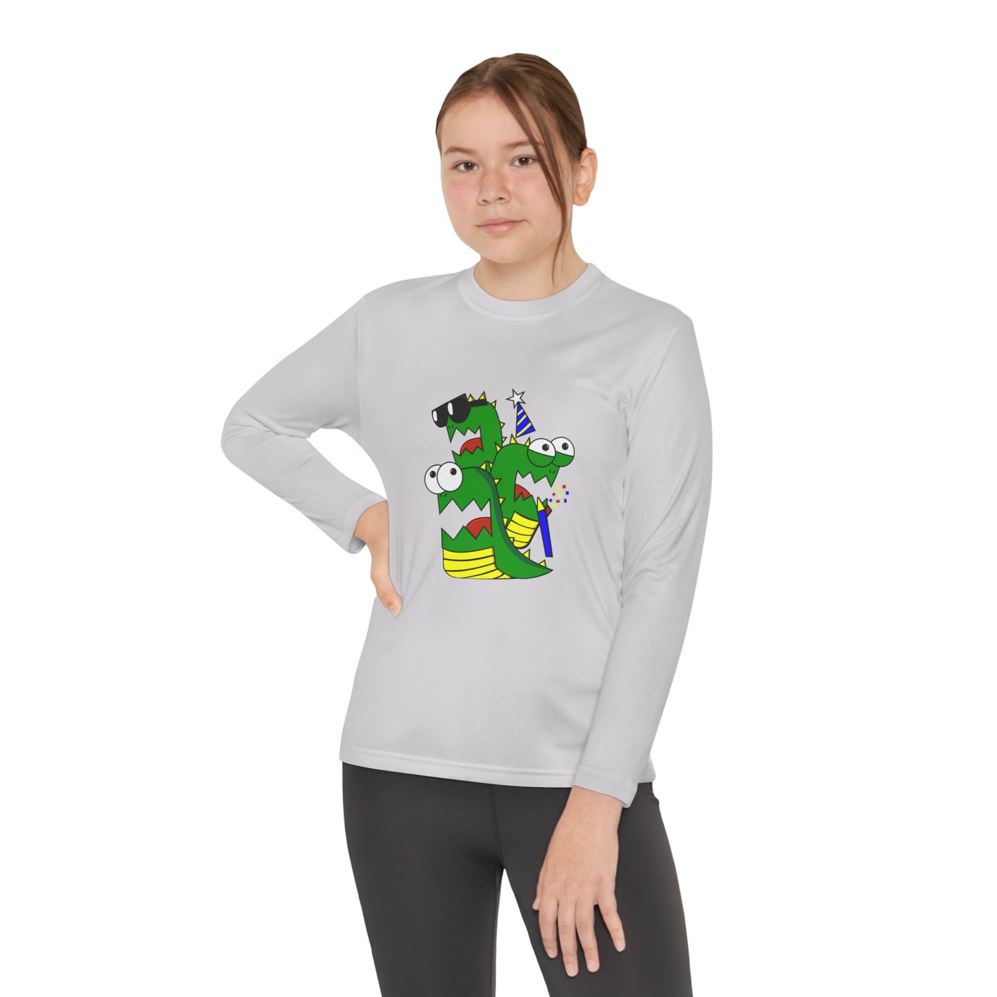 Youth Long Sleeve Competitor Tee (Larry the Snake thing)