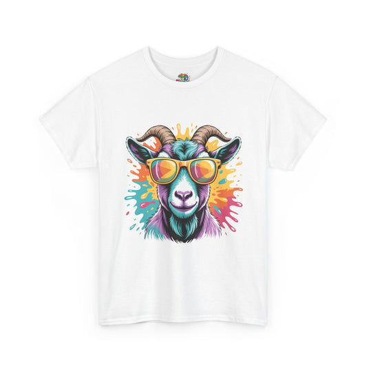Unisex Heavy Cotton Tee (Pastel Goat)