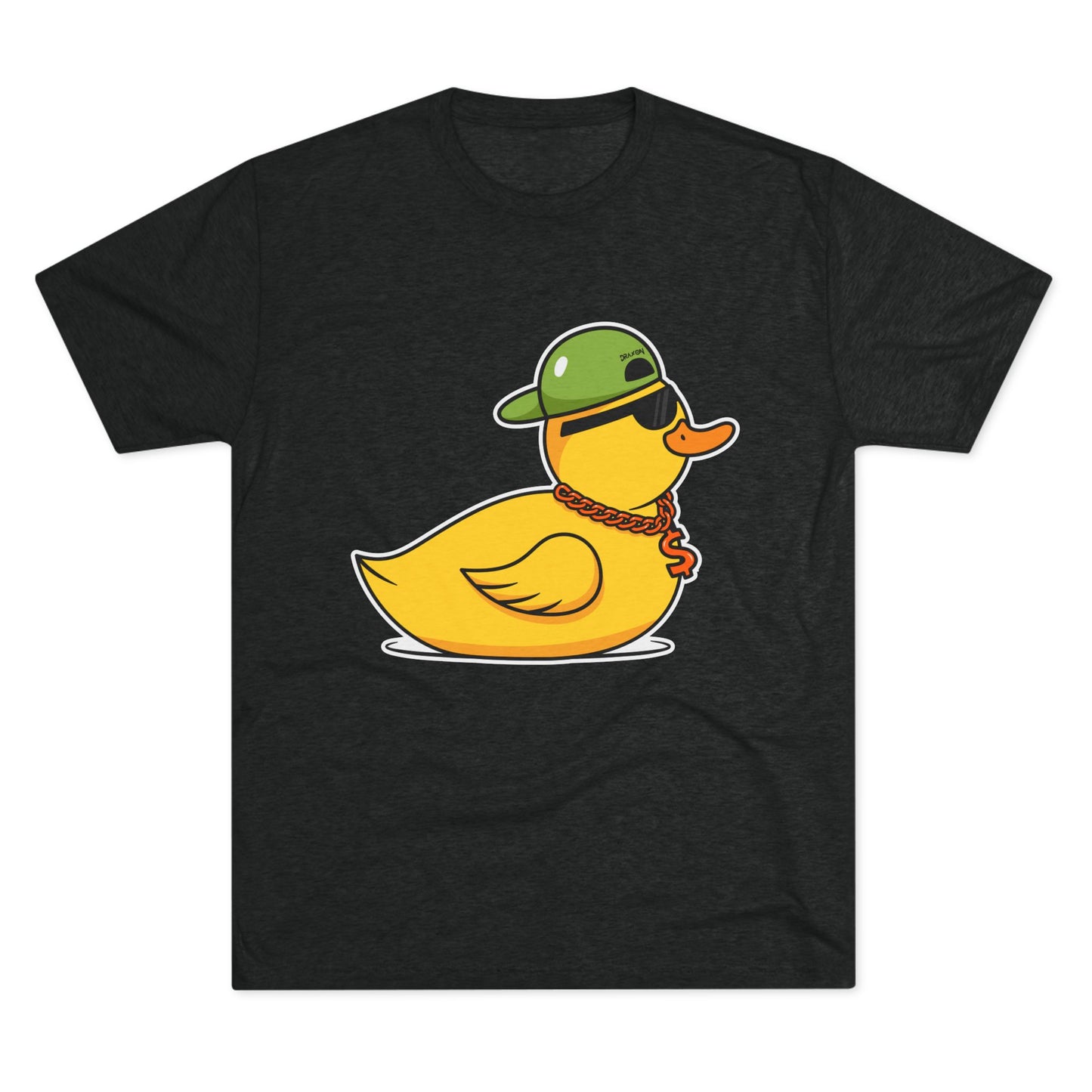 Unisex Tri-Blend Crew Tee (Ninja Duck)
