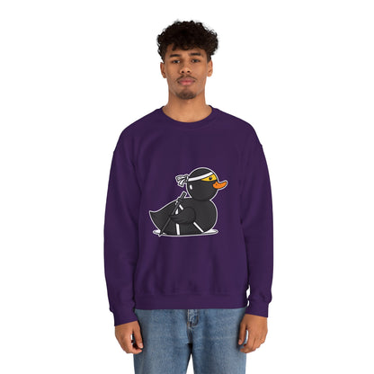 Unisex Heavy Blend™ Crewneck Sweatshirt (Ninja Duck)